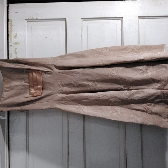 Very pretty vintage jacquard semi-formal dress - Picture 2 of 6